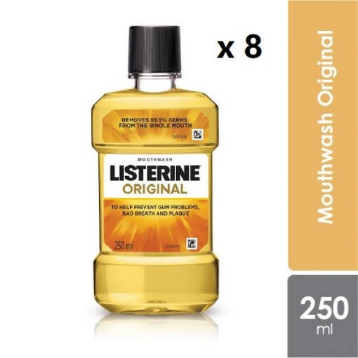 Picture of LISTERINE MOUTHWASH ORIGINAL 8X250ML