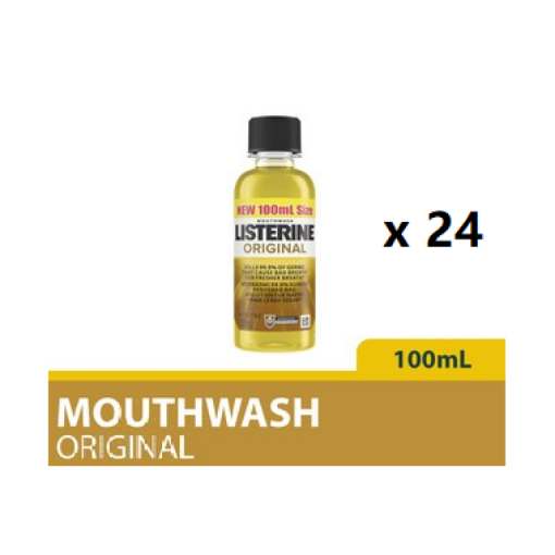 Picture of LISTERINE MOUTHWASH ORIGINAL 24X100ML