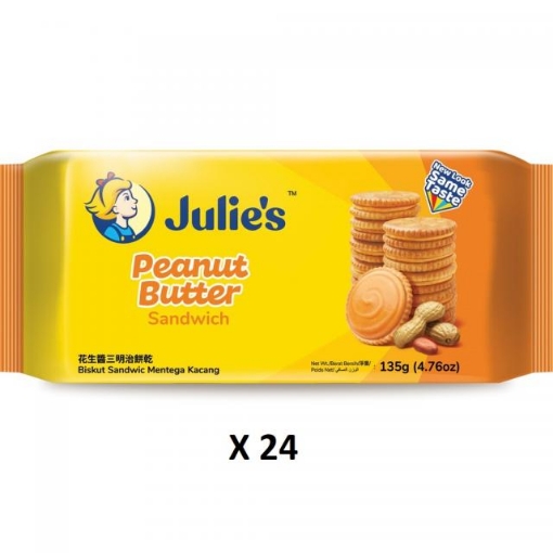 Picture of JULIES PEANUT BUTTER SANDWICH 24X135G