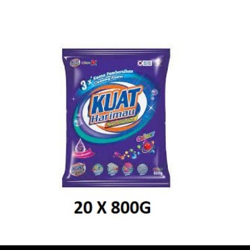 Picture of K.HARIMAU COLOR PWR DETERGENT 20X800G