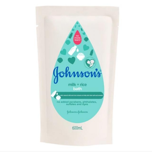 Picture of JOHNSON BABY BATH MILK+RICE REFILL 600ML