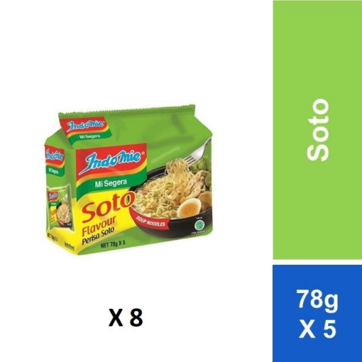 Picture of INDOMIE SOTO 8X(5X78G)