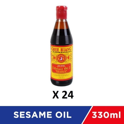 Picture of GHEE HIANG SESAME OIL 24X330ML