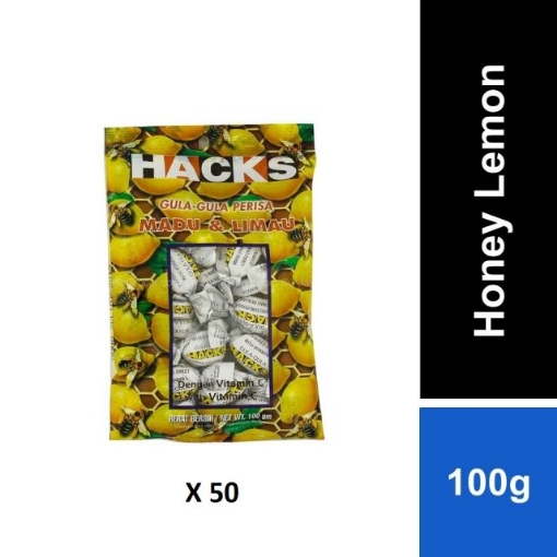 Picture of HACKS HONEY LEMON 50X100G