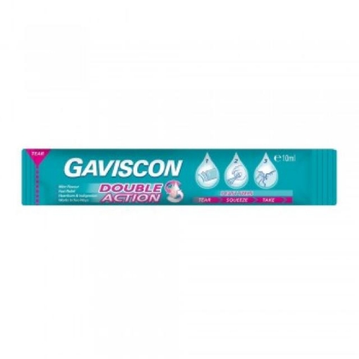 Picture of GAVISCON LIQUID D.ACTIVE SACHET 10ML