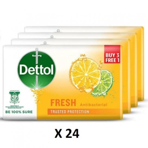 Picture of DETTOL SOAP BAR FRESH 24X(3+1x105)GM