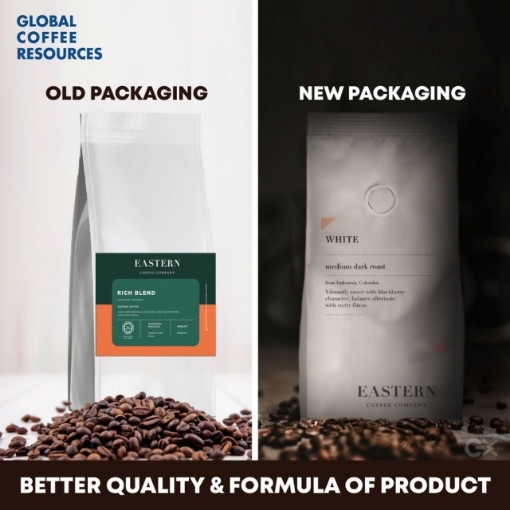 Picture of [Buy 1 Free 1] Eastern Coffee Company Light Blend 100% Premium Arabica Coffee Beans From Indonesia & Columbia-500G-Extra Coarse