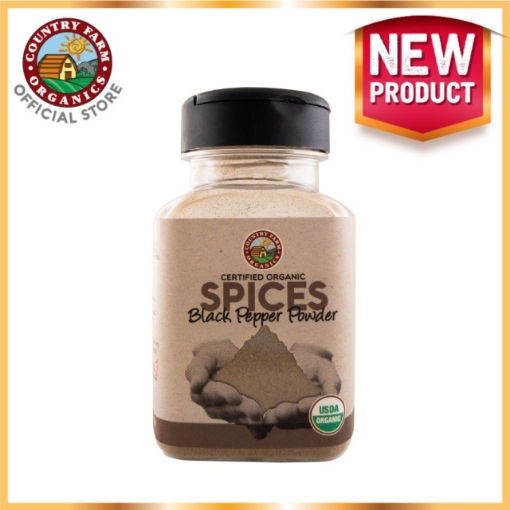 Picture of Country Farm Organics Black Pepper Powder Spices 60g