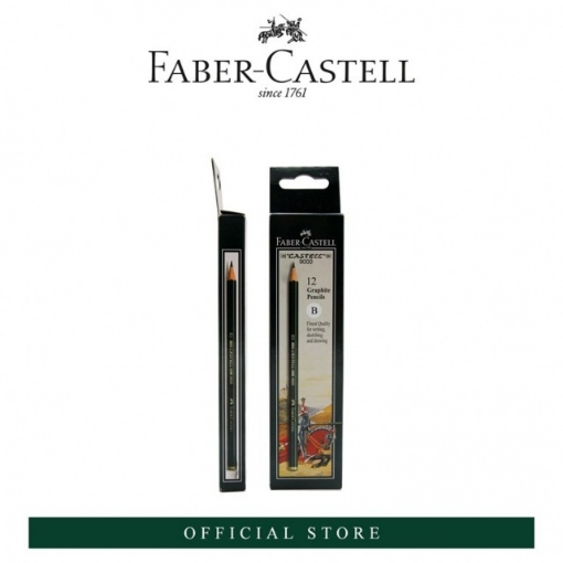 Picture of Faber-Castell Castell 9000 Pencil (B - 8B) - Box of 12 pcs