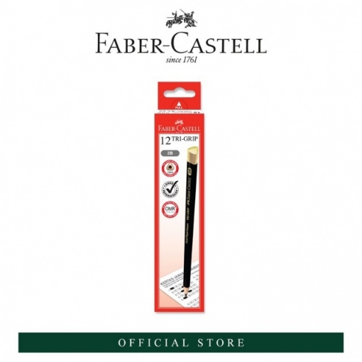 Picture of Faber-Castell Tri Grip 2B Pencil - Box of 12 pcs