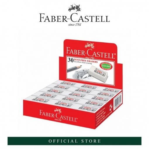 Picture of Faber-Castell Dust Free Eraser cello wrap - 7086-30 - Box of 30 pcs