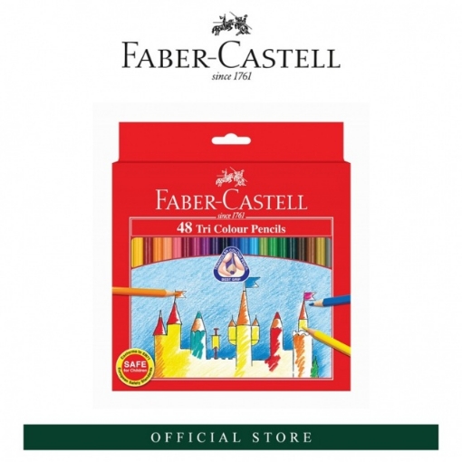 Picture of Faber-Castell Tri Colour Pencils - 48