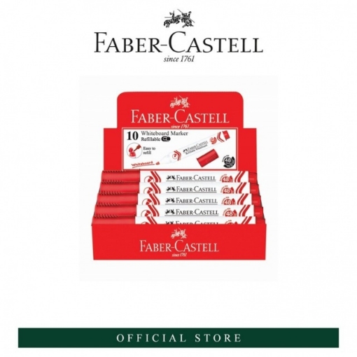 Picture of Faber-Castell Refillable W/B Marker P20 Bullet - Box of 10 pcs