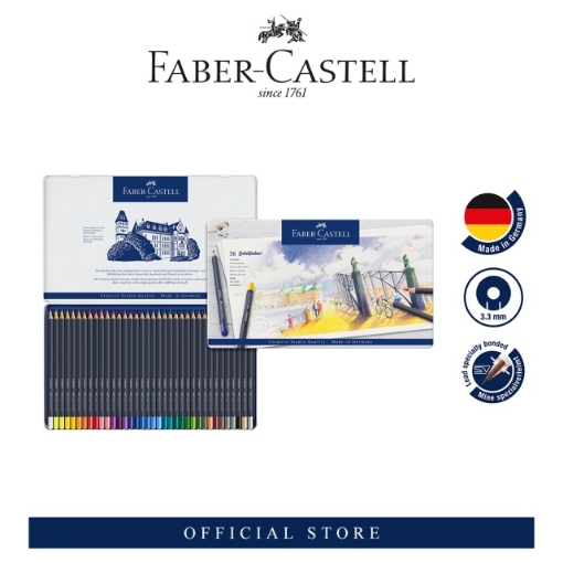 Picture of Faber-Castell Goldfaber Colour Pencils - Tin of 36pcs