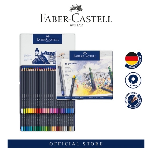 Picture of Faber-Castell Goldfaber Colour Pencils - Tin of 48pcs