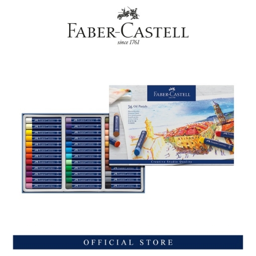 Picture of Faber-Castell Oil Pastels - Cardboard Box of 36