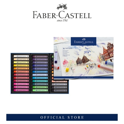 Picture of Faber-Castell Soft Pastels - Cardboard Box of 36