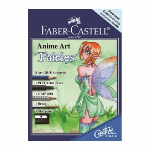 Picture of Faber-Castell Art Grip Aquarelle Anime Art - Clear Box