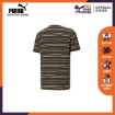 Picture of PUMA Modern Basics Striped Tee-Forest Night-Male-58366770