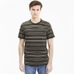 Picture of PUMA Modern Basics Striped Tee-Forest Night-Male-58366770