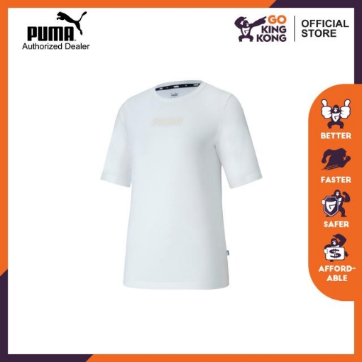 Picture of PUMA Modern Basics Tee-Puma White-Female-58363402