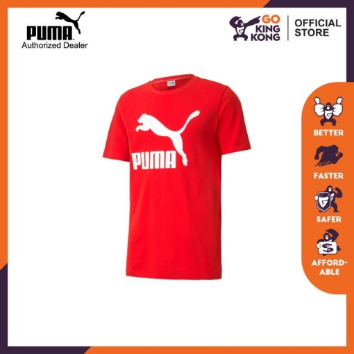 Picture of PUMA Classics Logo Tee-High Risk Red-Male-59774011