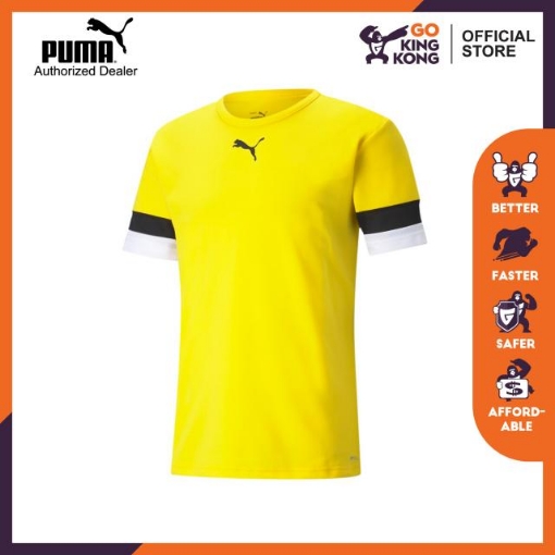 Picture of PUMA teamRISE Jersey Cyber Yellow-Puma Black-