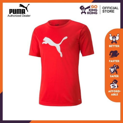 Picture of PUMA individualRISE Logo Tee Puma Red-Puma Black - 65753001