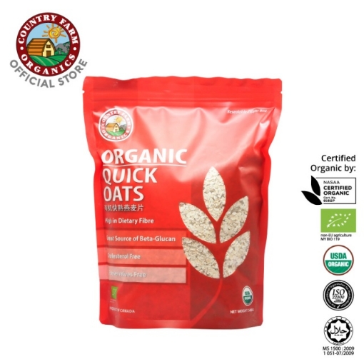 Picture of Country Farm Organics Canada Quick Oats 500g