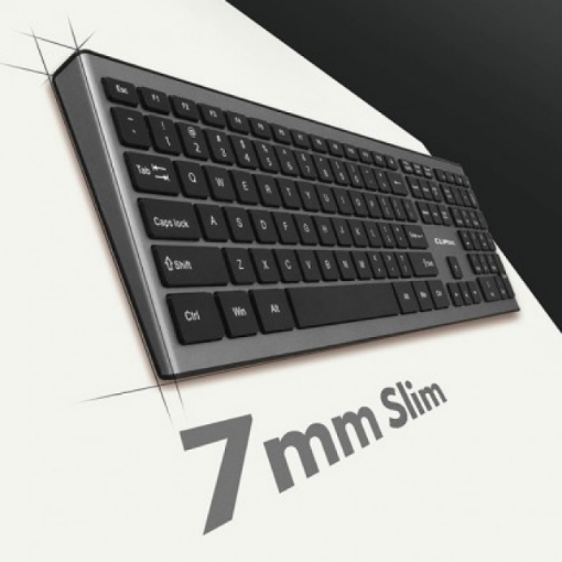 Picture of CLiPtec Ultra Slim Wireless Multimedia Keyboard And Mouse Co