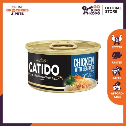 Picture of CATIDO Chicken with Seafood in Gravy 80g