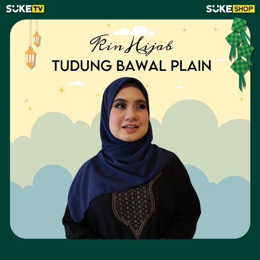 Picture of Tudung Bawal Plain By Kin Hijab