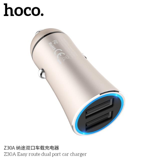 Picture of HOCO Z30A EASY ROUTE DUAL PORT CAR CHARGER