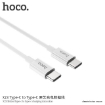 Picture of HOCO X23 SKILLED TYPE-C TO TYPE-C CHARGING DATA CABLE