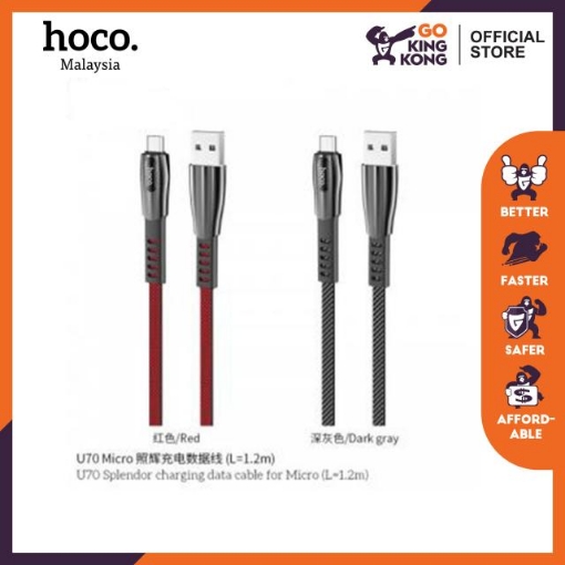 Picture of HOCO U70 SPLENDOR CHARGING DATA CABLE FOR MICRO