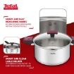 Picture of Tefal Cook & Clip 6 pcs Set (G723S674) (Saucepan 16cm with lid+Stewpot 20cm & 24cm with lids) (Grey)