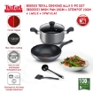 Picture of Tefal Cooking Ally 5 Pcs Set (B505S5) (Wokpan 28cm+Stewpot 20cm+Glass lid 20cm+Ladle+Spatula)