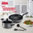 Picture of Tefal Cooking Ally 5 Pcs Set (B505S5) (Wokpan 28cm+Stewpot 20cm+Glass lid 20cm+Ladle+Spatula)