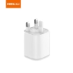 Picture of Recci 2.4A Dual USB Port Wall Charger with Lightning Cable (UK Plug)