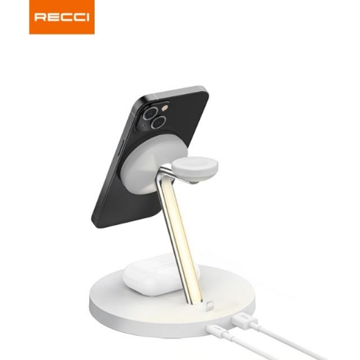 Picture of Recci 15W 5 in 1 LED Wireless Charger Stand