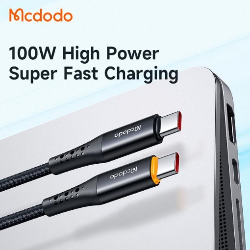 Picture of Mcdodo Nest Series Auto Power Off 100W Type-C to Type-C Data Cable 1.2M