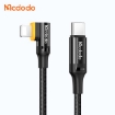 Picture of Mcdodo Wall Series Auto Power Off 90 Degree Type-C to Lightning 36W Data Cable 1.2M