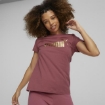Picture of PUMA ESS+ Metallic Logo Tee Dusty Orchid Female - 84830345