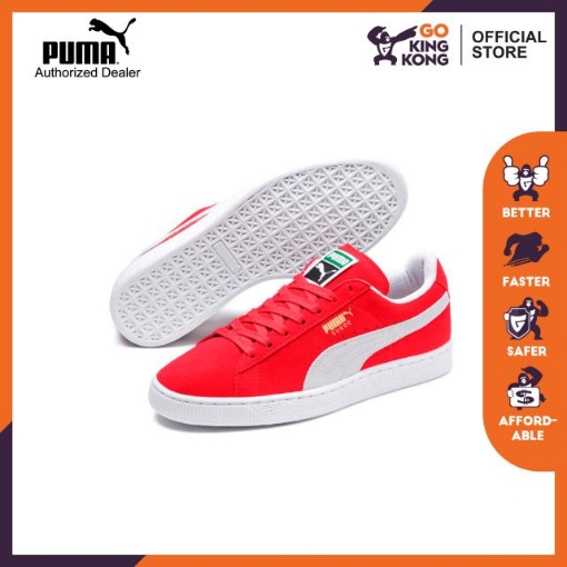 Picture of PUMA Suede Classic+-team regal red-white-Male-35263405