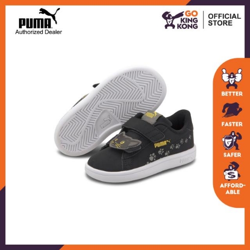 Picture of Puma Smash v2 Animals V Inf-Puma Black-Ultra Gray-Unisex-37318603