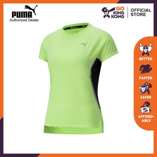 Picture of PUMA Run Laser Cat SS Tee-Fizzy Yellow-Female-51934103