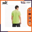 Picture of PUMA Run Logo SS Tee-Fizzy Yellow-Male-51937405