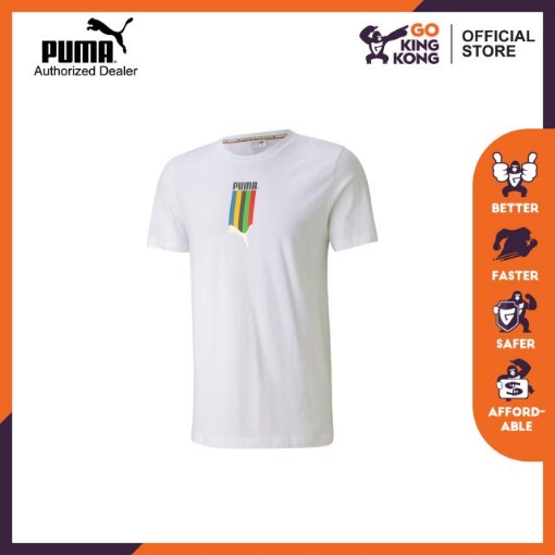 Picture of PUMA TFS Graphic Tee-Puma White-gold-Male-59761452