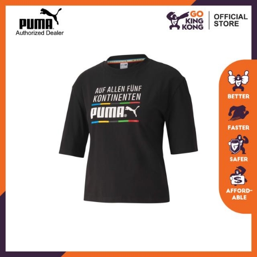 Picture of PUMA TFS Graphic Regular Tee-Puma Black-Female-59774701