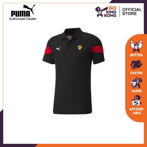 Picture of PUMA x Ferrari Race MCS Polo-Puma Black-Male-59795402